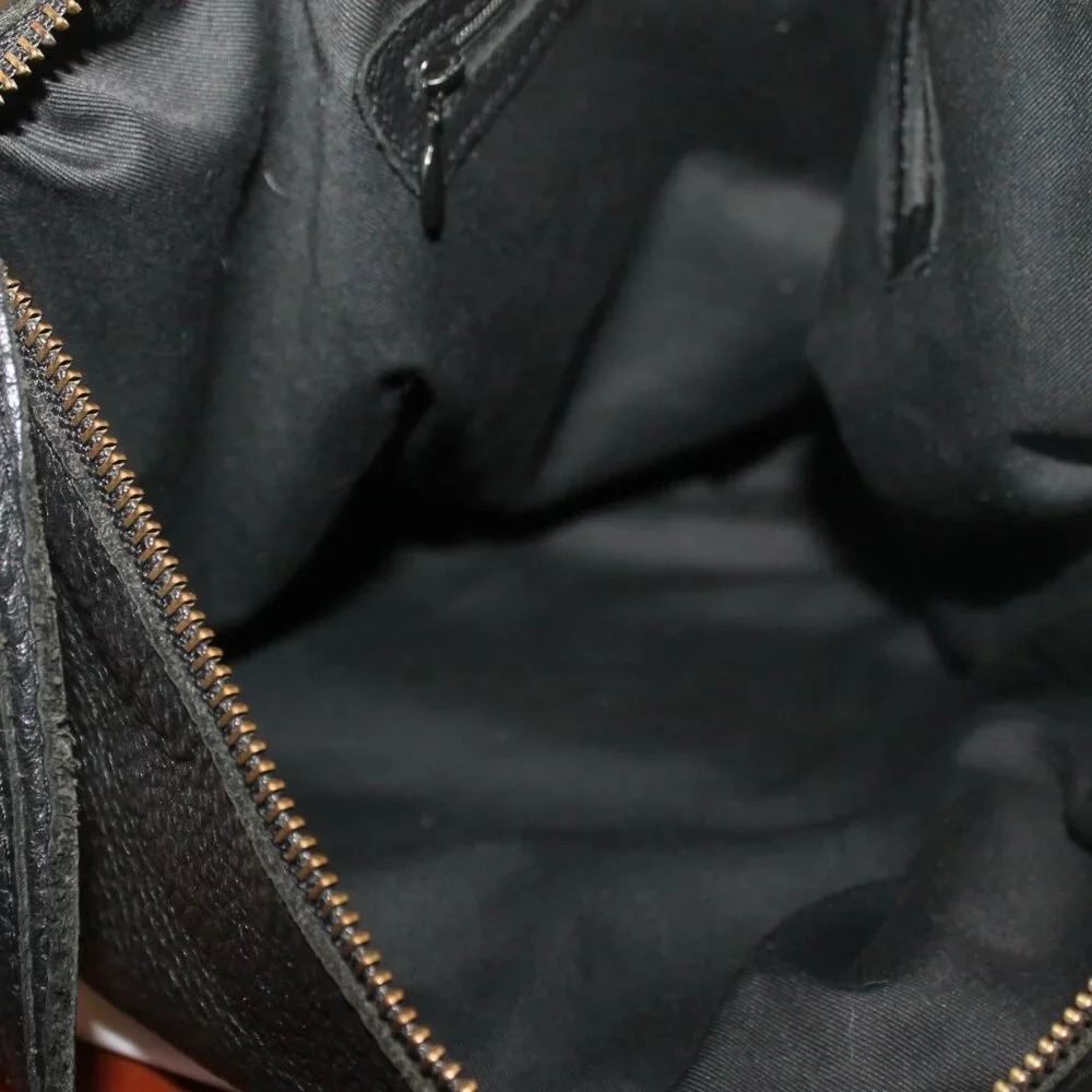 $260 Large Y2K Banana Republic  Leather O Ring Tassel Hobo Shoulder Bag Purse - Picture 8 of 10